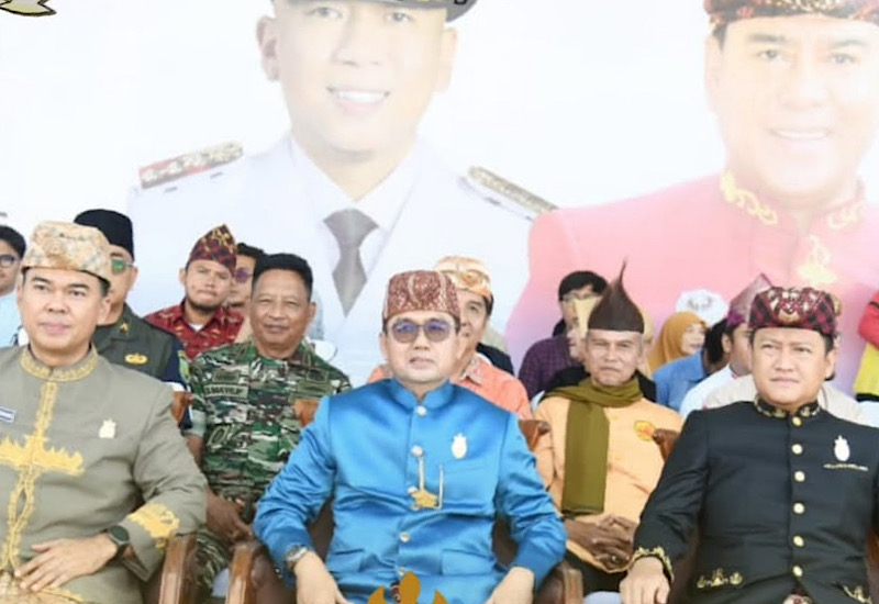 Ketua DPRD Lampung Ahmad Giri Akbar Ikuti Tradisi Blangikhan dalam Menyambut Ramadan